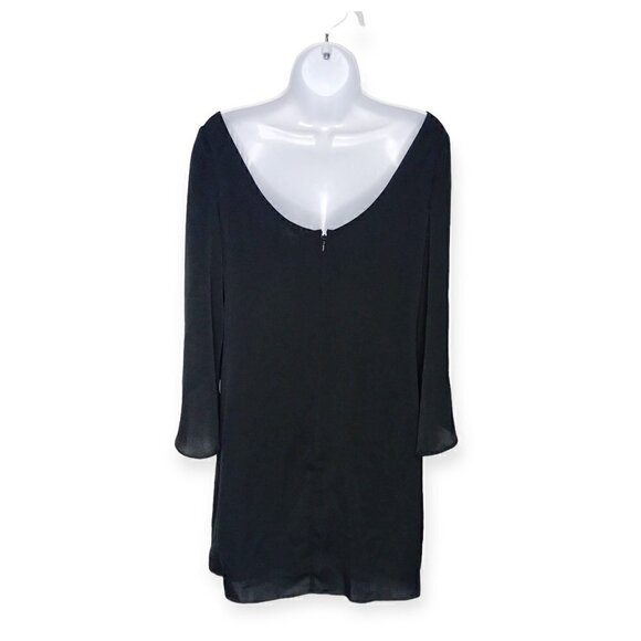 New with tag, Milly Papillion black silk blend dress, size 10 - Picture 2 of 11